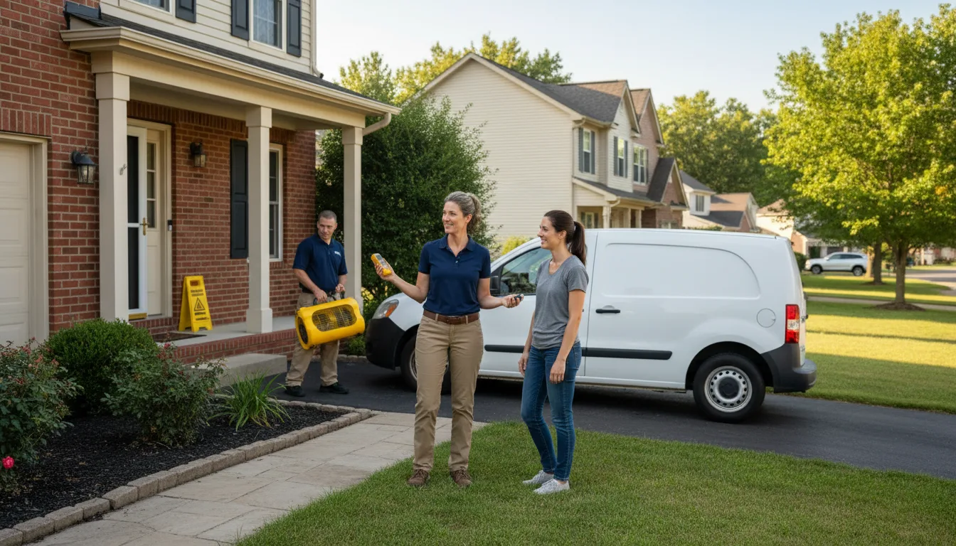 Water restoration image for Dehumidification And Cleanup Services in Birmingham, MI